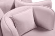 Circlet Pink Velvet Roundabout Sofa - 627Pink - Vega Furniture