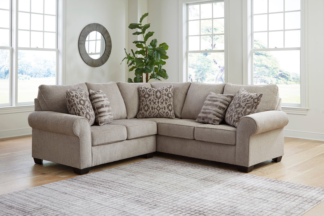 Claireah Umber 2-Piece LAF Sectional - SET | 9060348 | 9060356 - Vega Furniture