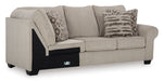 Claireah Umber 2-Piece RAF Sectional - SET | 9060349 | 9060355 - Vega Furniture