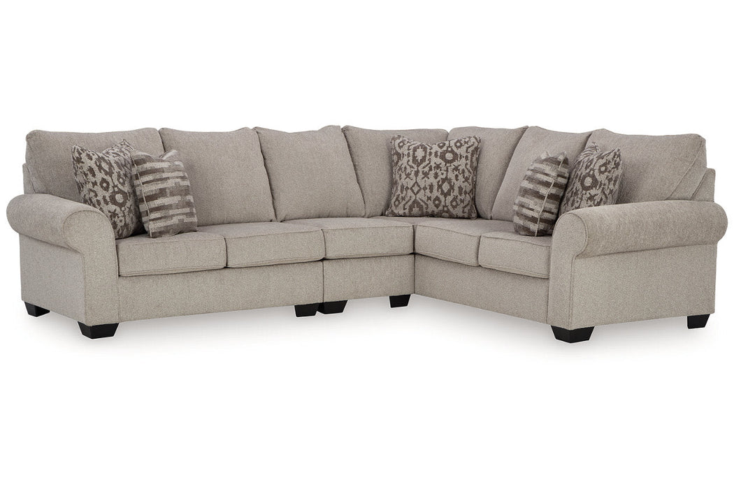 Claireah Umber 3-Piece RAF Sectional - SET | 9060349 | 9060355 | 9060346 - Vega Furniture