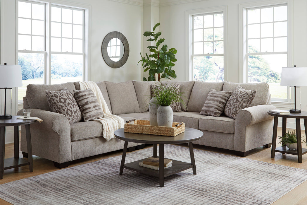 Claireah Umber 3-Piece RAF Sectional - SET | 9060349 | 9060355 | 9060346 - Vega Furniture