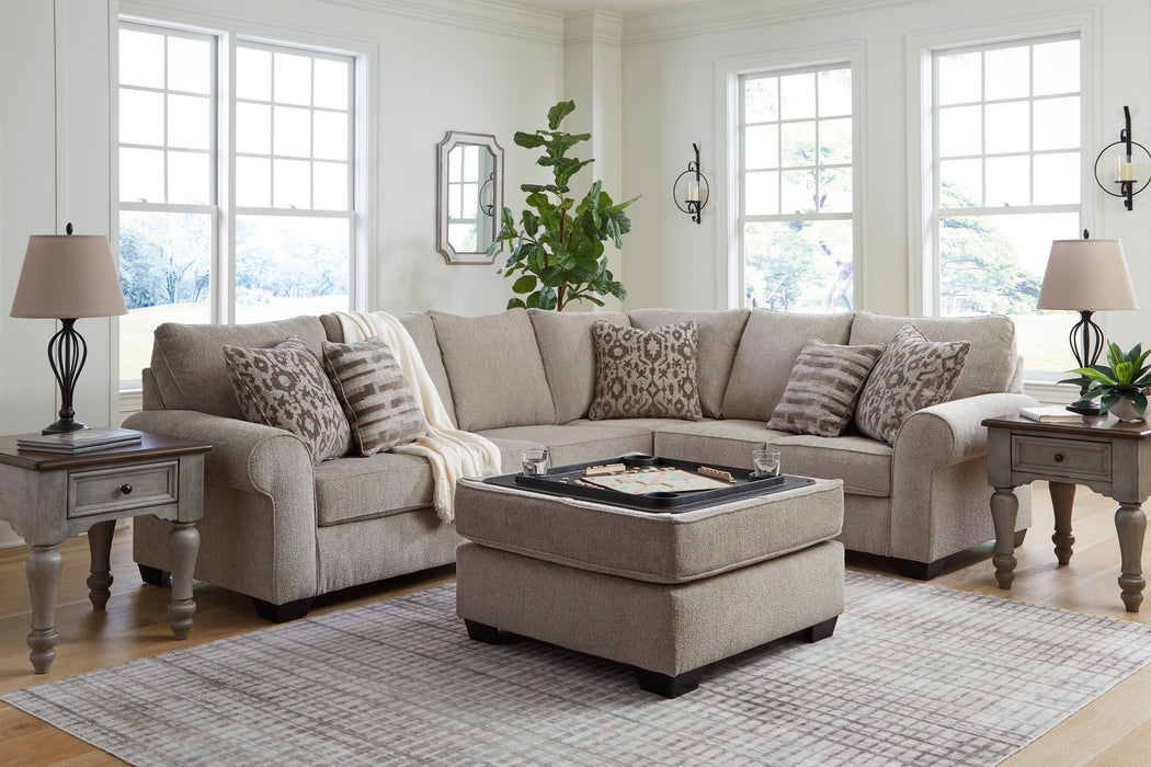 Claireah Umber 3-Piece RAF Sectional - SET | 9060349 | 9060355 | 9060346 - Vega Furniture