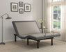 Clara Gray/Black Full Adjustable Bed Base - 350131F - Vega Furniture