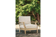 Clare View Beige Lounge Chair with Cushion - P801-820 - Vega Furniture