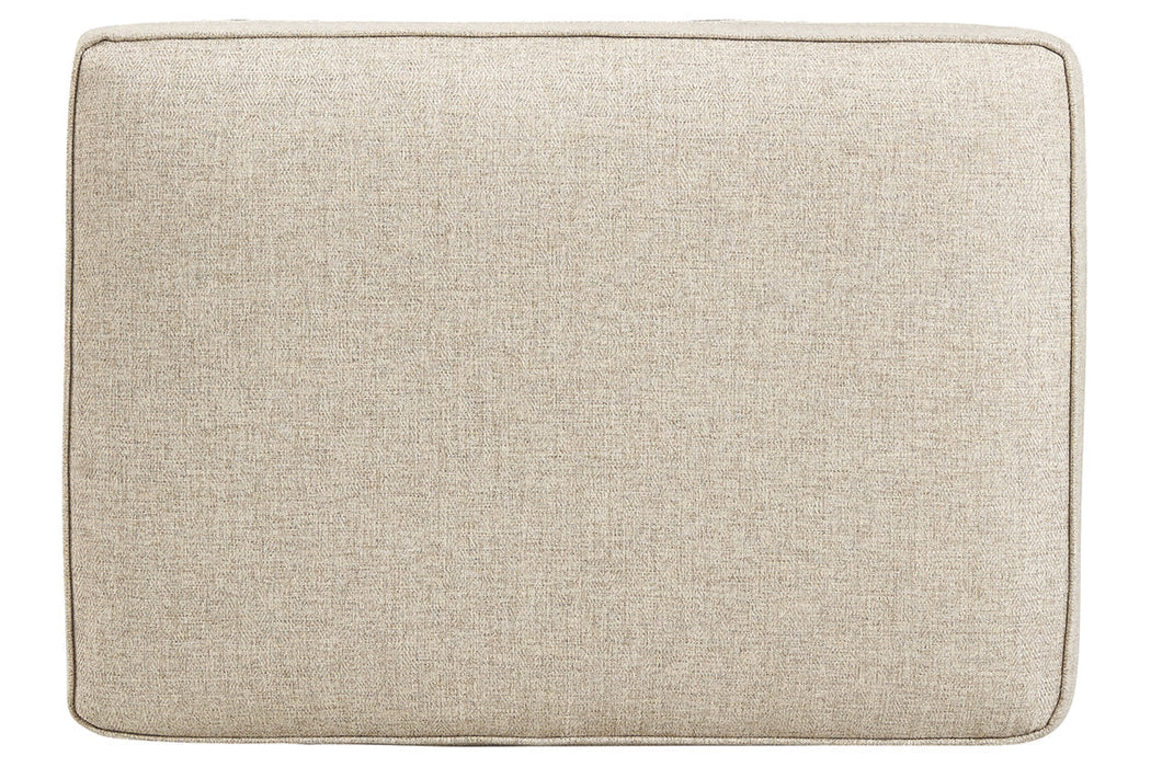 Claredon Linen Ottoman - 1560214 - Vega Furniture