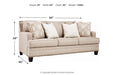 Claredon Linen Sofa - 1560238 - Vega Furniture