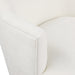 Clarita Chenille Fabric Swivel Accent Chair Cream - 449Cream - Vega Furniture