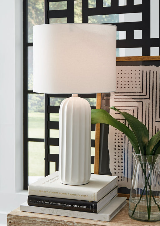 Clarkland White Table Lamp, Set of 2 - L177974 - Vega Furniture