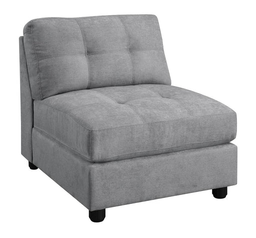 Claude Dove Tufted Cushion Back Armless Chair - 551004 - Vega Furniture