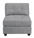 Claude Dove Tufted Cushion Back Armless Chair - 551004 - Vega Furniture