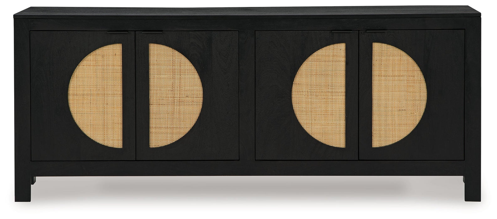 Cliffiings Black/Natural Accent Cabinet - A4000575 - Vega Furniture