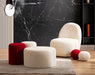 Cloe Ivory Boucle Stool - CLOEIVORY-STO - Vega Furniture