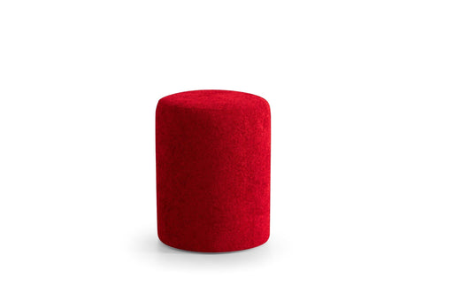 Cloe Red Boucle Stool - CLOERED-STO - Vega Furniture