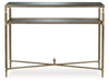 Cloverty Aged Gold Finish Sofa Table - T440-4 - Vega Furniture