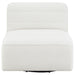 Cobie Natural Upholstered Swivel Armless Chair - 905723 - Vega Furniture