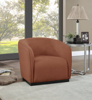 Cognac Mylah Polyester Fabric Chair - 675Cognac-C - Vega Furniture