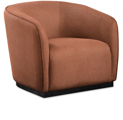 Cognac Mylah Polyester Fabric Chair - 675Cognac-C - Vega Furniture