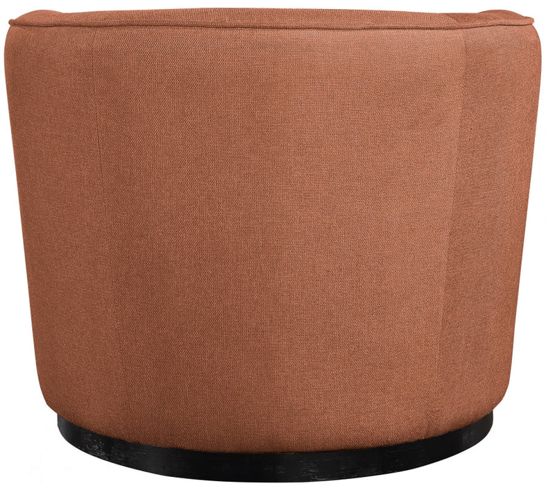 Cognac Mylah Polyester Fabric Chair - 675Cognac-C - Vega Furniture