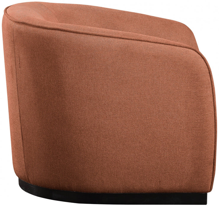 Cognac Mylah Polyester Fabric Chair - 675Cognac-C - Vega Furniture