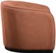 Cognac Mylah Polyester Fabric Chair - 675Cognac-C - Vega Furniture