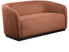 Cognac Mylah Polyester Fabric Loveseat - 675Cognac-L - Vega Furniture