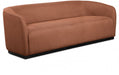 Cognac Mylah Polyester Fabric Sofa - 675Cognac-S - Vega Furniture