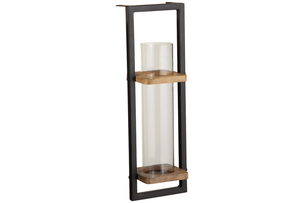 Colburn Natural/Black Wall Sconce - A8010171 - Vega Furniture