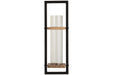 Colburn Natural/Black Wall Sconce - A8010171 - Vega Furniture