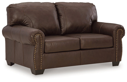 Colleton Dark Brown Loveseat - 5210735 - Vega Furniture