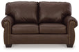 Colleton Dark Brown Loveseat - 5210735 - Vega Furniture