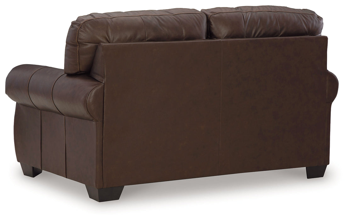 Colleton Dark Brown Loveseat - 5210735 - Vega Furniture