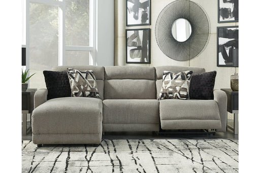 Colleyville Stone 3-Piece Power Reclining Sectional with Chaise - SET | 5440546 | 5440562 | 5440579 - Vega Furniture