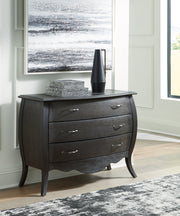 Coltner Black Accent Cabinet - A4000572 - Vega Furniture