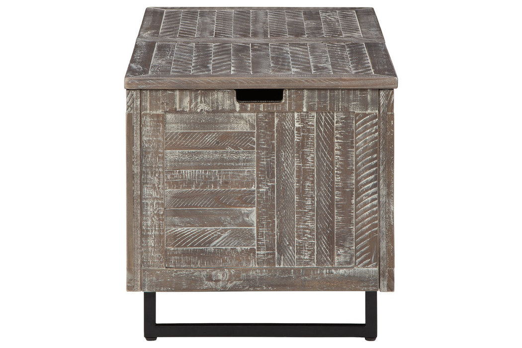 Coltport Distressed Gray Storage Trunk - A4000338 - Vega Furniture