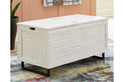 Coltport Distressed White Storage Trunk - A4000337 - Vega Furniture