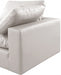 Comfy Faux Leather Sofa Cream - 188Cream-S119 - Vega Furniture