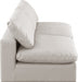 Comfy Faux Leather Sofa Cream - 188Cream-S78 - Vega Furniture