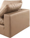 Comfy Faux Leather Sofa Natural - 188Tan-S119 - Vega Furniture