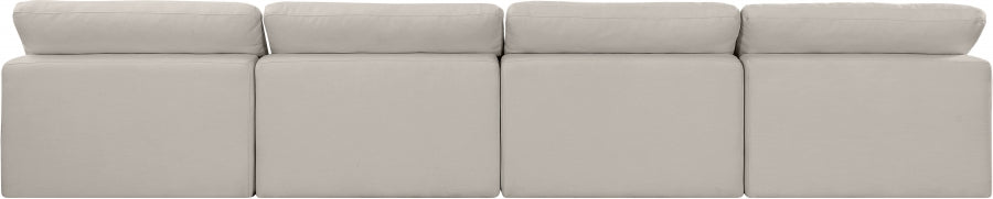 Comfy Linen Textured Fabric Sofa Beige - 187Beige-S156 - Vega Furniture