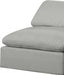 Comfy Linen Textured Fabric Sofa Grey - 187Grey-S117 - Vega Furniture
