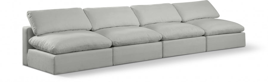 Comfy Linen Textured Fabric Sofa Grey - 187Grey-S156 - Vega Furniture