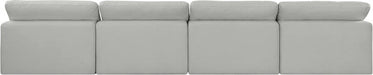 Comfy Linen Textured Fabric Sofa Grey - 187Grey-S156 - Vega Furniture