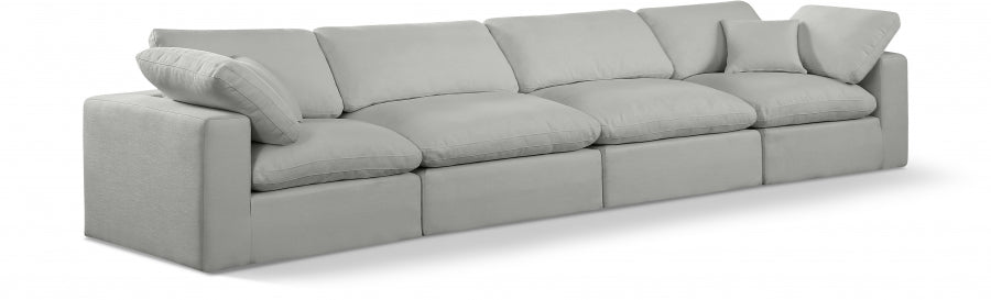 Comfy Linen Textured Fabric Sofa Grey - 187Grey-S158 - Vega Furniture