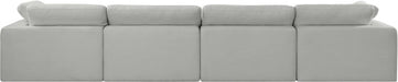 Comfy Linen Textured Fabric Sofa Grey - 187Grey-S158 - Vega Furniture