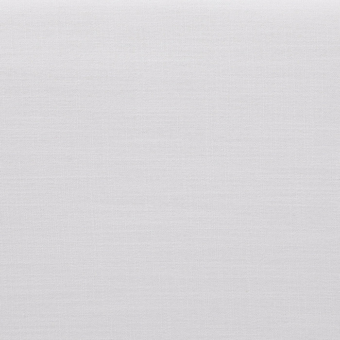 Comfy Linen Textured Fabric Sofa White - 187White-S117 - Vega Furniture