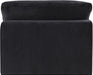 Comfy Velvet Armless Chair Black - 189Black-Armless - Vega Furniture