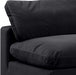 Comfy Velvet Armless Chair Black - 189Black-Armless - Vega Furniture