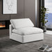 Comfy Velvet Armless Chair Cream - 189Cream-Armless - Vega Furniture