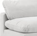 Comfy Velvet Armless Chair Cream - 189Cream-Armless - Vega Furniture