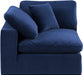 Comfy Velvet Corner Chair Blue - 189Navy-Corner - Vega Furniture